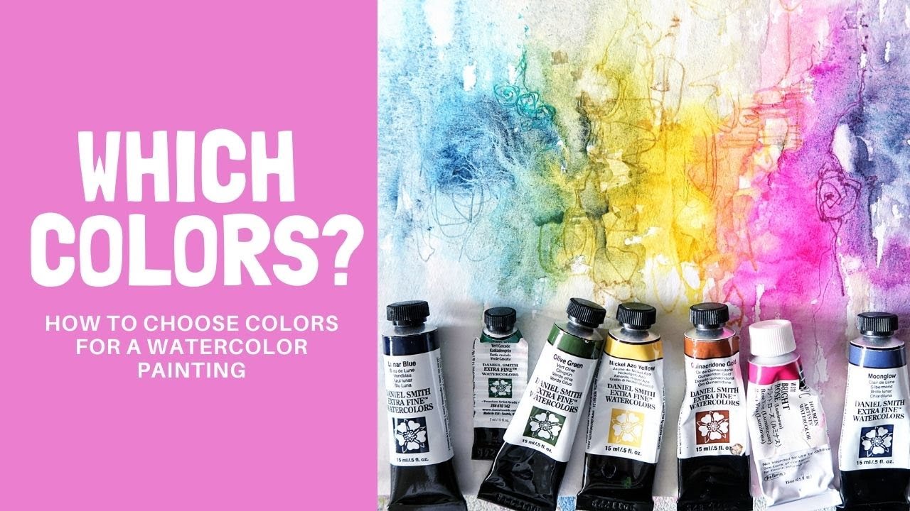 🎨How To Choose Colors For A Watercolor Painting🎨