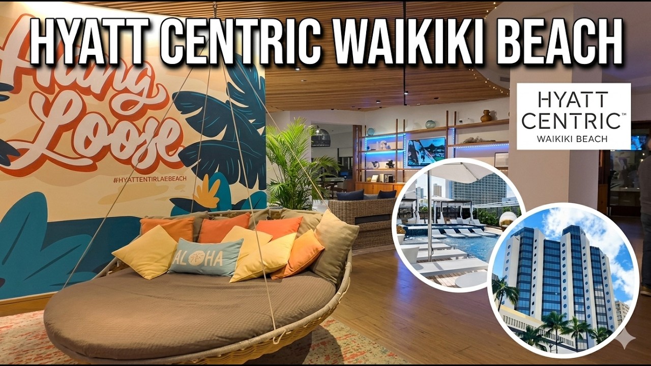 [4K] Hotel Tour | 🇺🇸 HONOLULU, Hyatt Centric Waikiki Beach 2025