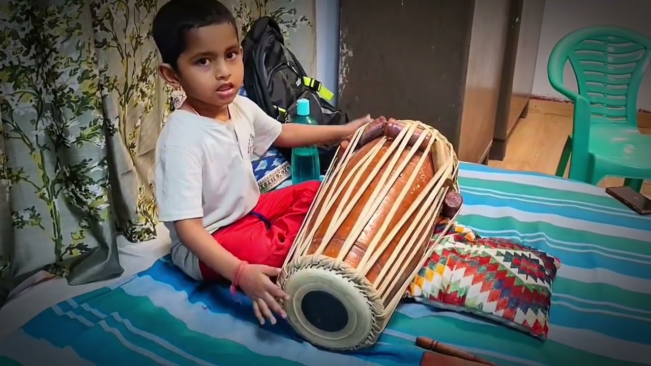 Our Cute Mardala Player ADITYA BEHERA | adhyayan art academy | Mardala | Classical Dance | Practice 