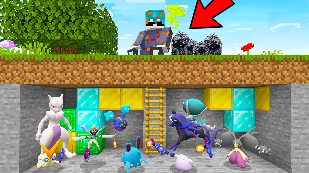 FINGI SER NOOB NO MINECRAFT PIXELMON