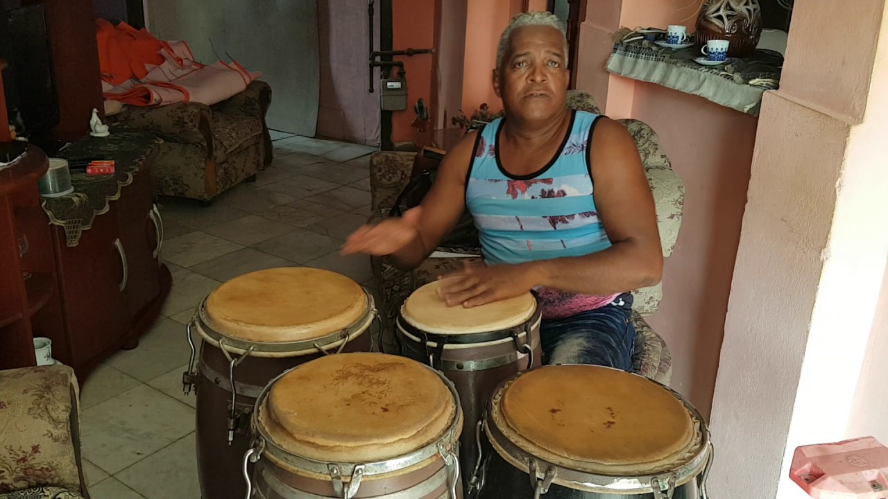 Raul Alap&oacute;n Moreno - genialer Percussion-Unterricht in Havanna, Cuba