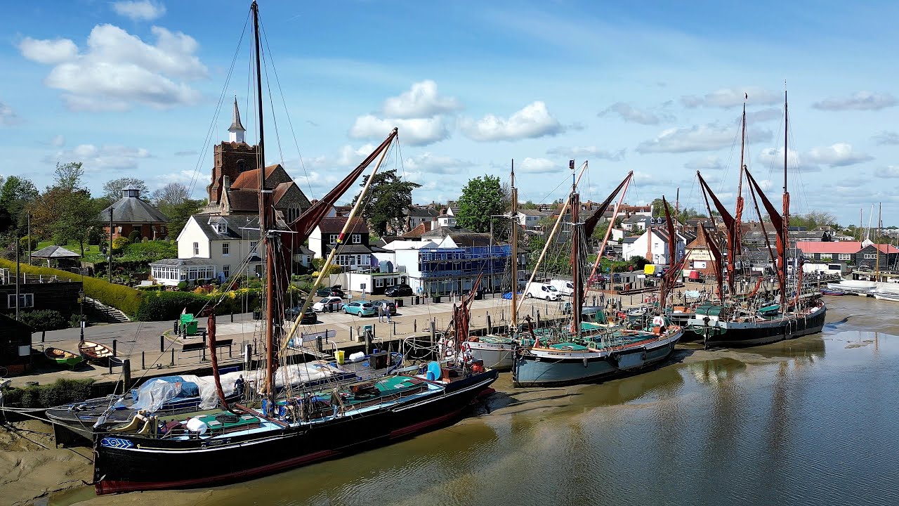 Maldon promenade Essex, A load of old boats |4K| DJI Mini 3 Pro