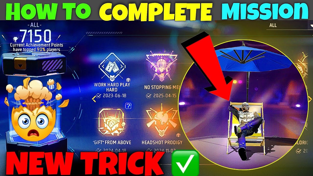 How to Complete All Missions & Achievements Fast in Free Fire!