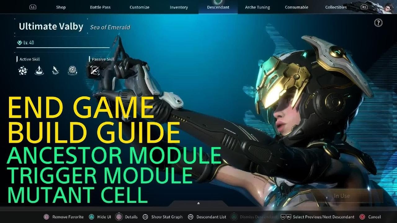 END GAME - ULTIMATE VALBY BUILD, ANCESTOR / TRIGGER MODULE / MUTANT CELL - The First Descendant