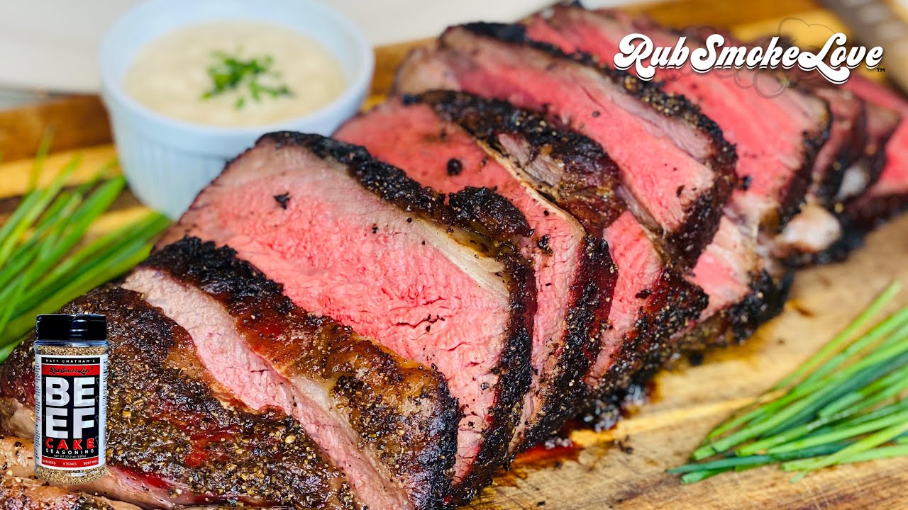 Cherry Smoked & Seared Beef Cake Prime Rib