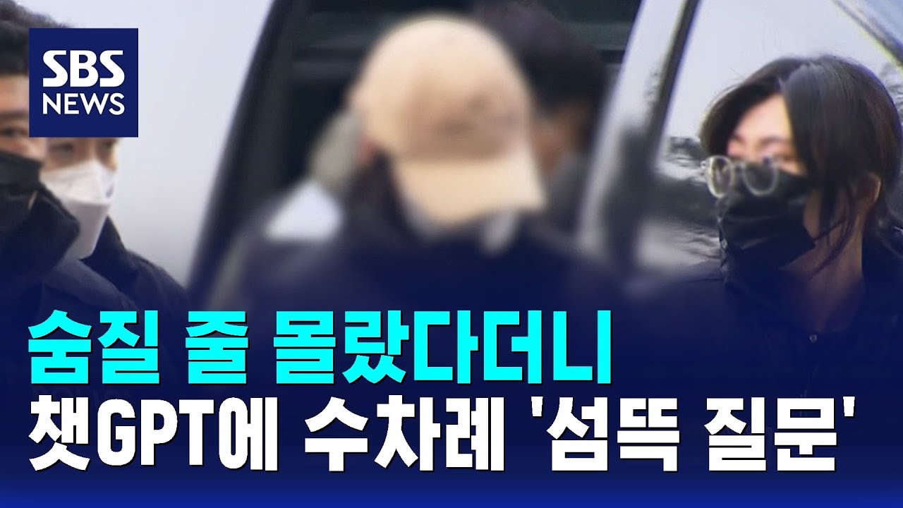 숨질 줄 몰랐다더니…챗GPT에 수차례 섬뜩 질문 남겼다 / SBS