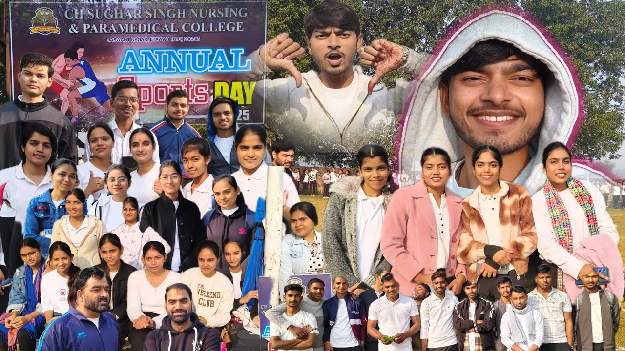 Day 13/30 sports day celebration in my college 😍 #gauravkatheriya 