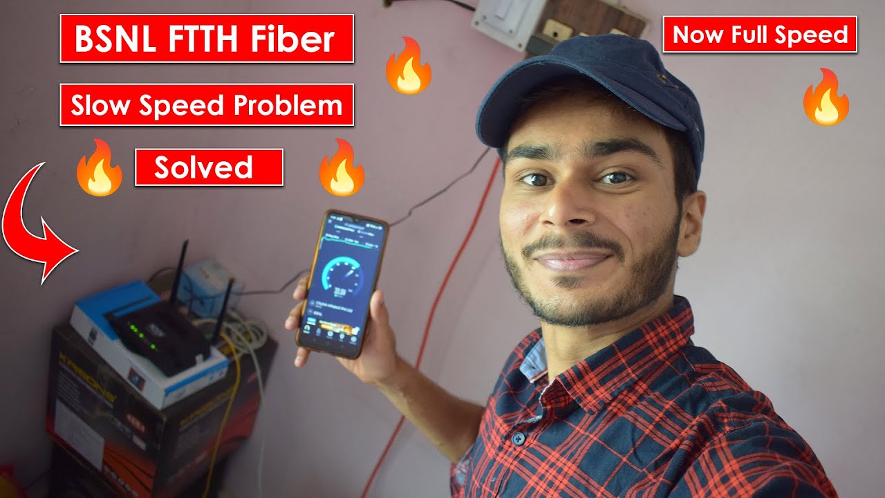 Bsnl FTTH Fiber Slow Speed Problem How to Solve | Now Get Full Speed Just Do This | BhushanDroid
