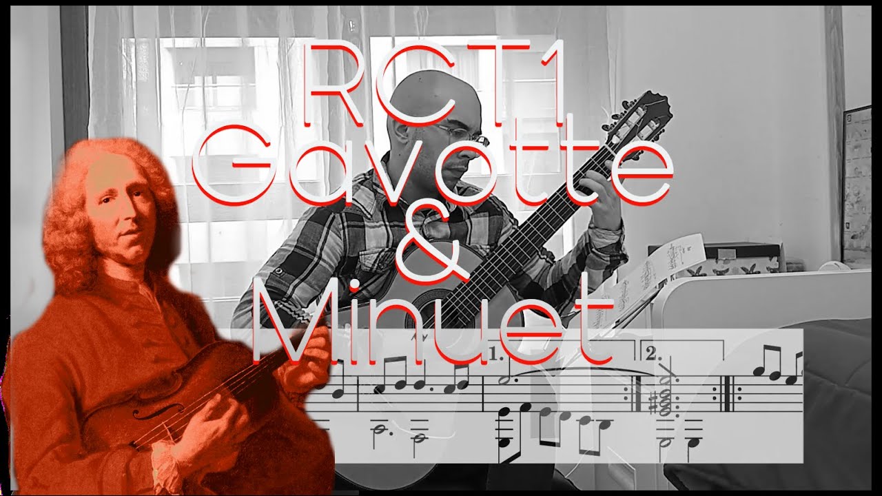 Premier livre de pièces de clavecin, RCT 1, Gavotte & Minuet