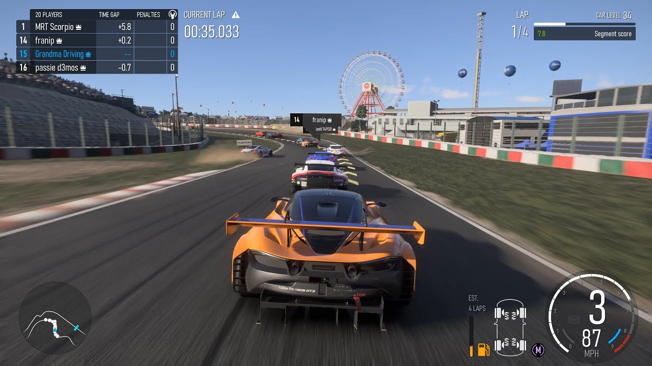 Mclaren 720S GT3 is a Handful To Drive in GT Class (Forza Motorsport)