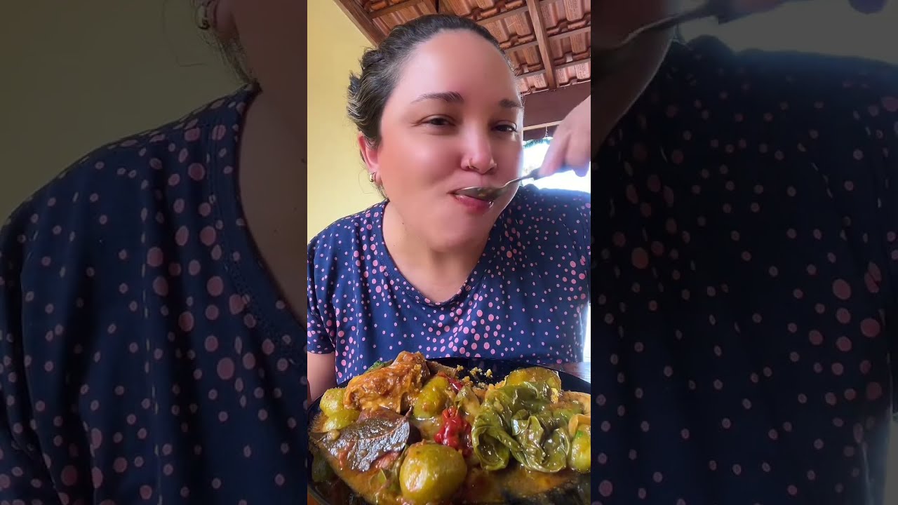 #COMENDOMUITO : HJ EU ESTOU COM FASTIO🤣 ALMOÇO DE HJ O MESMO DE ONTEM 🤣 HJ TEVE MAXIXE 😋