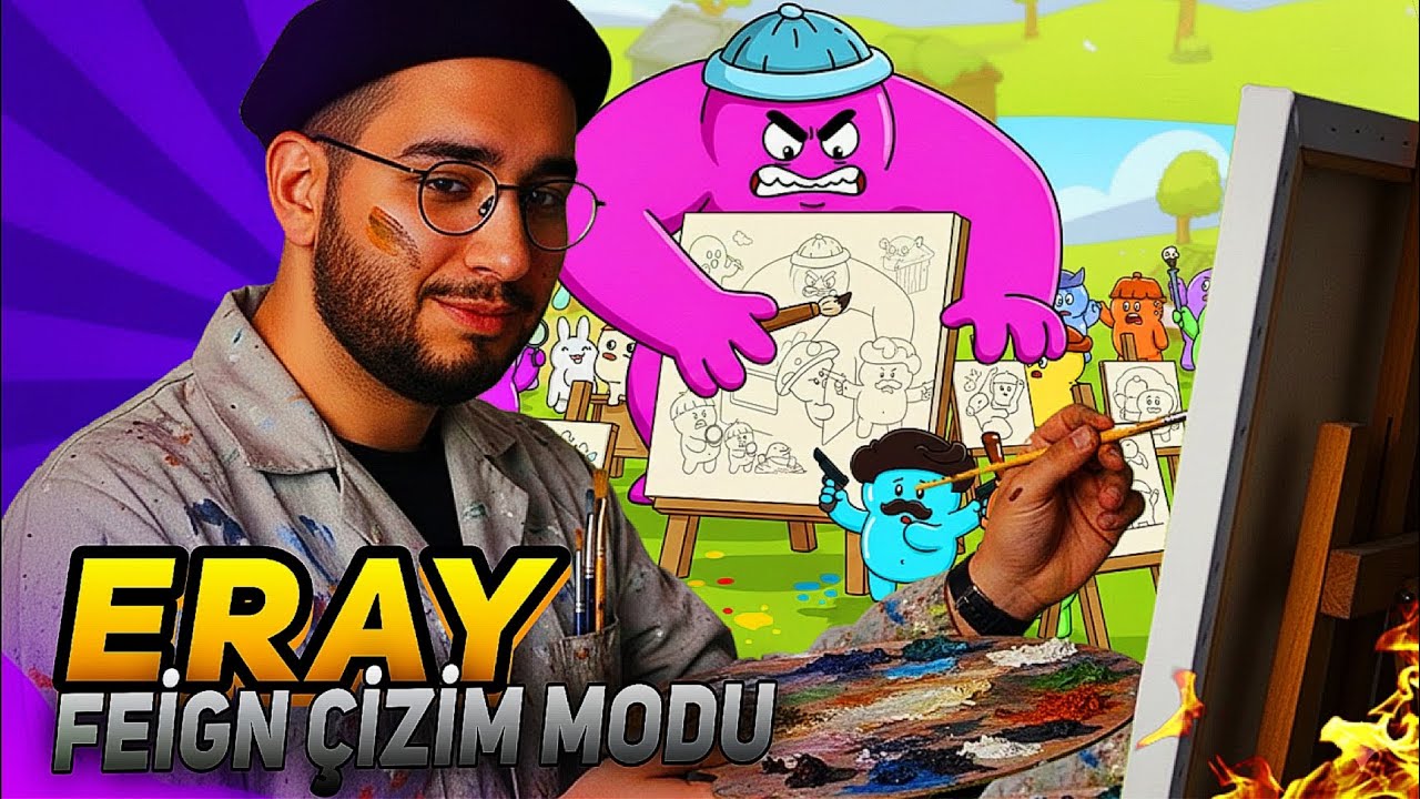 ERAY EKİPLE FEİGN YENİ ÇİZİM MODUNU OYNUYOR  @erayozkenar 