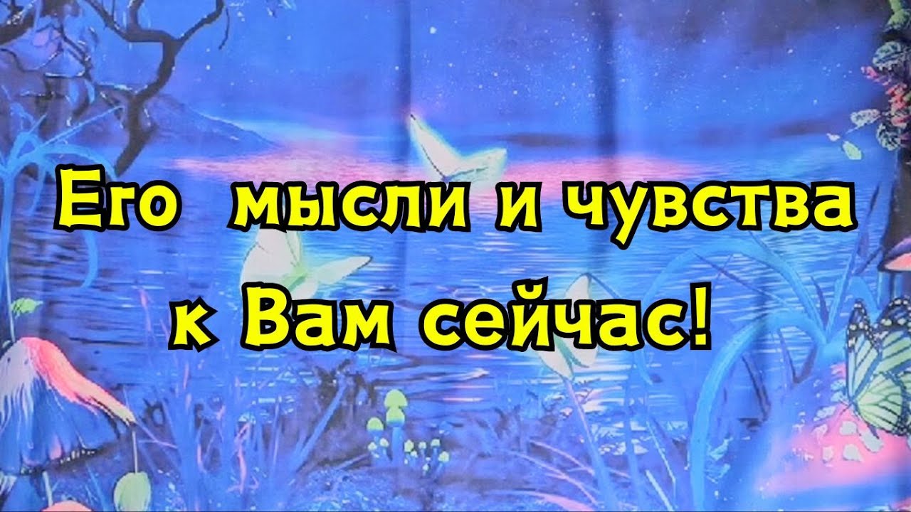 Его самые свежие мысли и чувства к Вам прямо сейчас!🔮✨️❤️🍀🦋
