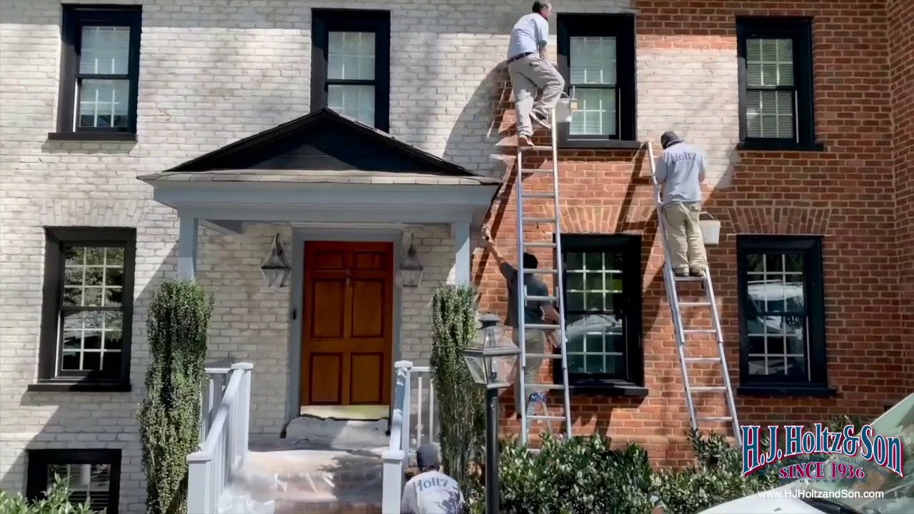 Limewash Richmond VA Home Timelapse | Residential Exterior Painting