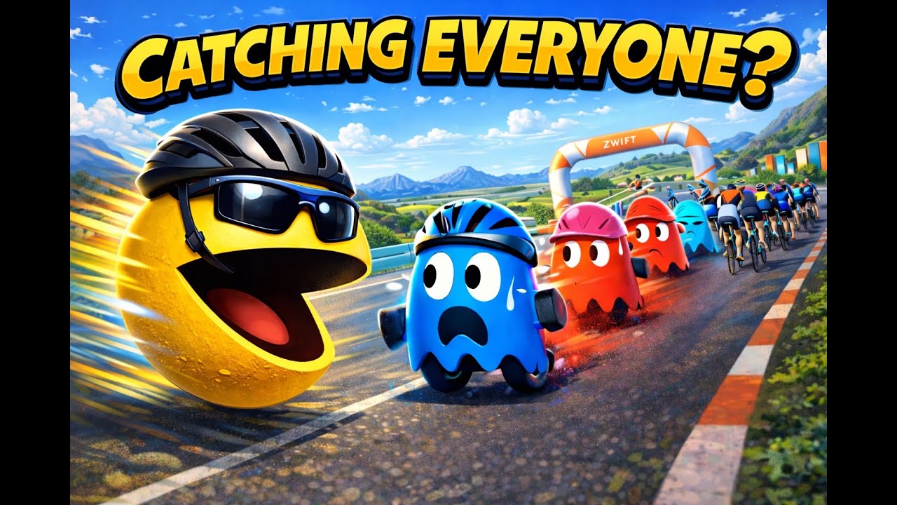 Выбыл на ранней стадии, а затем начал охоту | Zwift Racing League