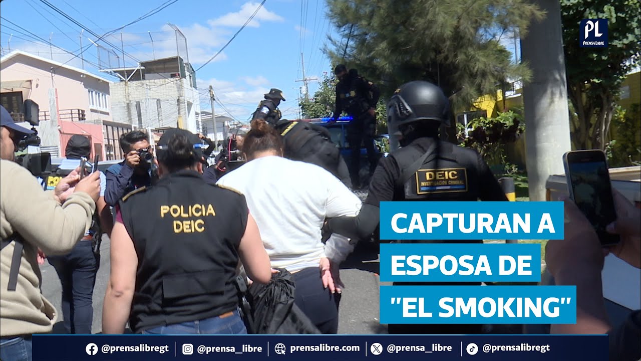 Capturan en Mixco a conviviente de “alias el Smoking”, reo fugado de Fraijanes 2
