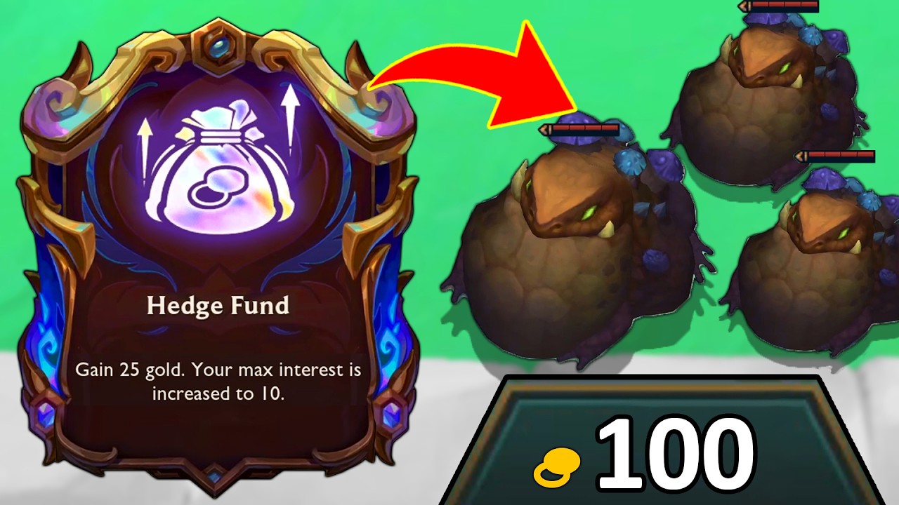 I got 100 gold right after Krugs... (Hedge Fund + Delayed Start)