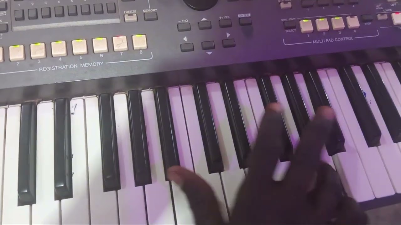Learn piano seben 1454 in the key of f#