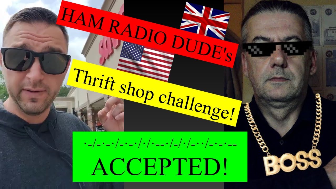 Shopping for HAM RADIO DUDE's Thrift shop challenge! Morse code paddle build