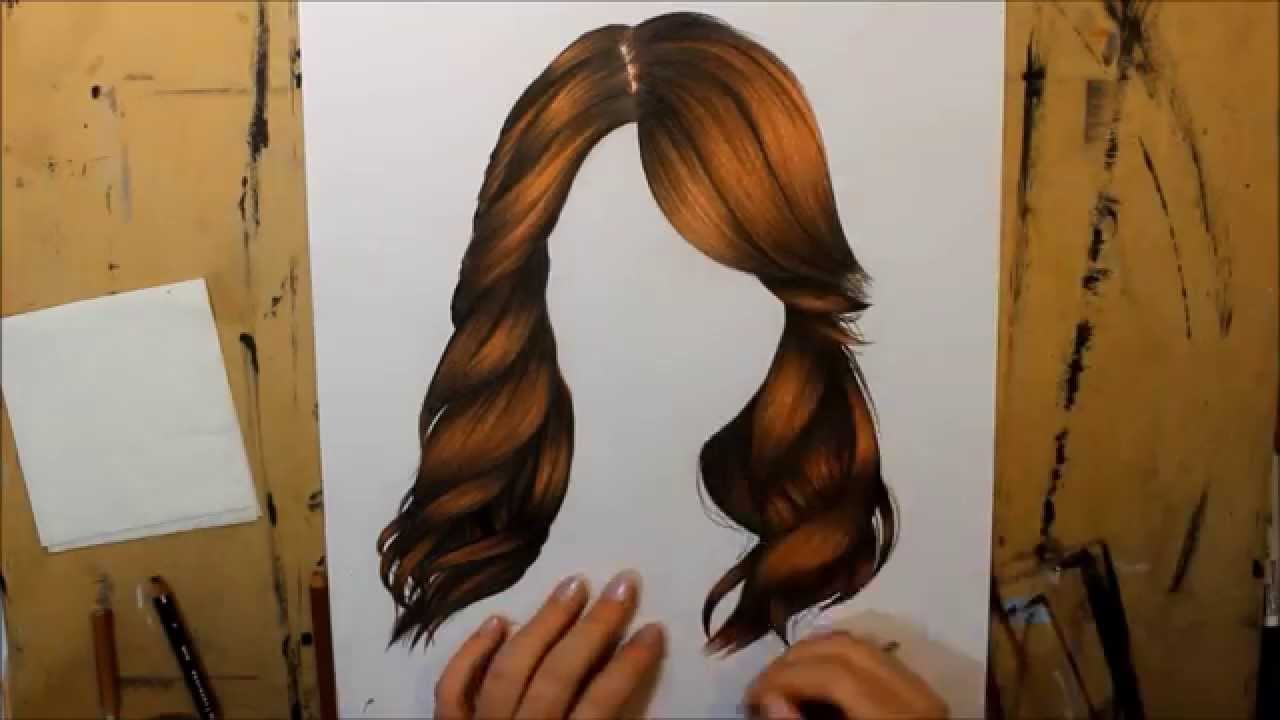 HAIR TUTORIAL | COLOUR PENCIL