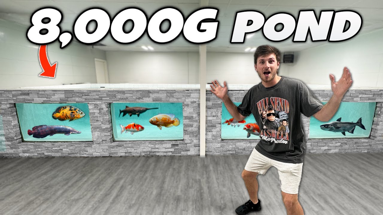 My Dream Fish Pond is Complete!! (Insane)