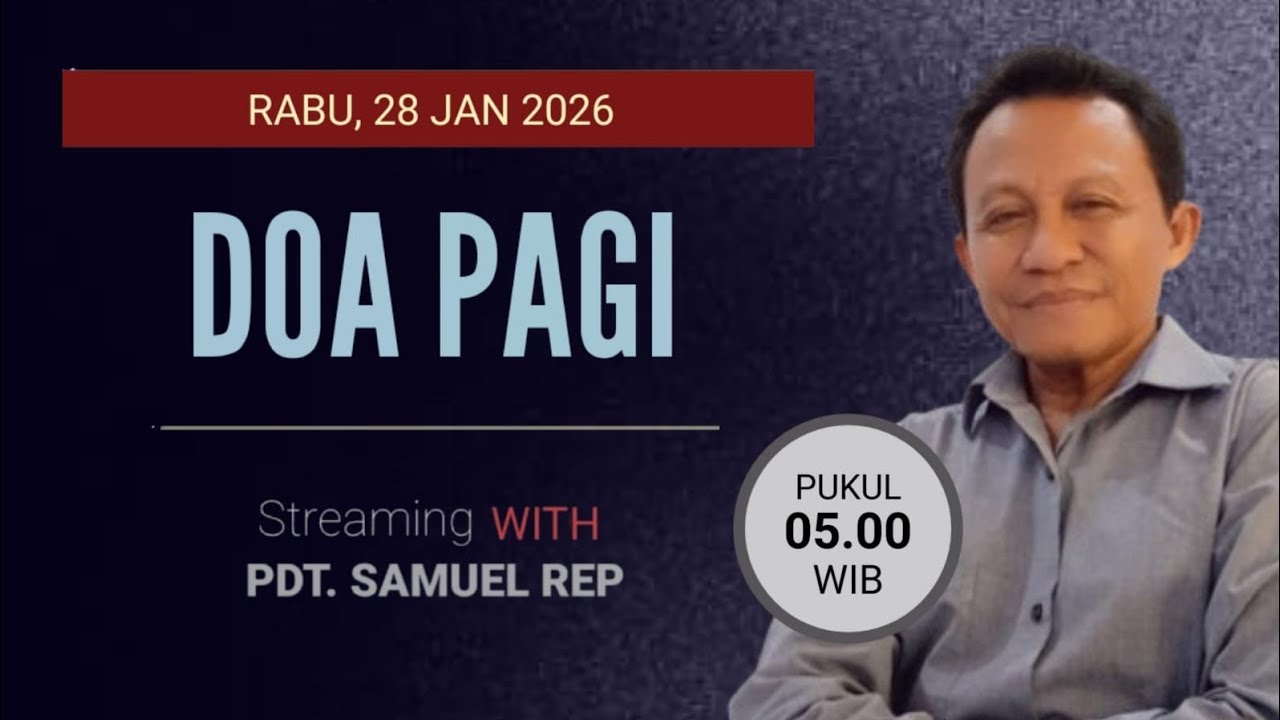 HIDUP SEPERTI TUKANG PARKIR | Ayub 1:20-22 | DOA PAGI | PDT. SAMUEL REP