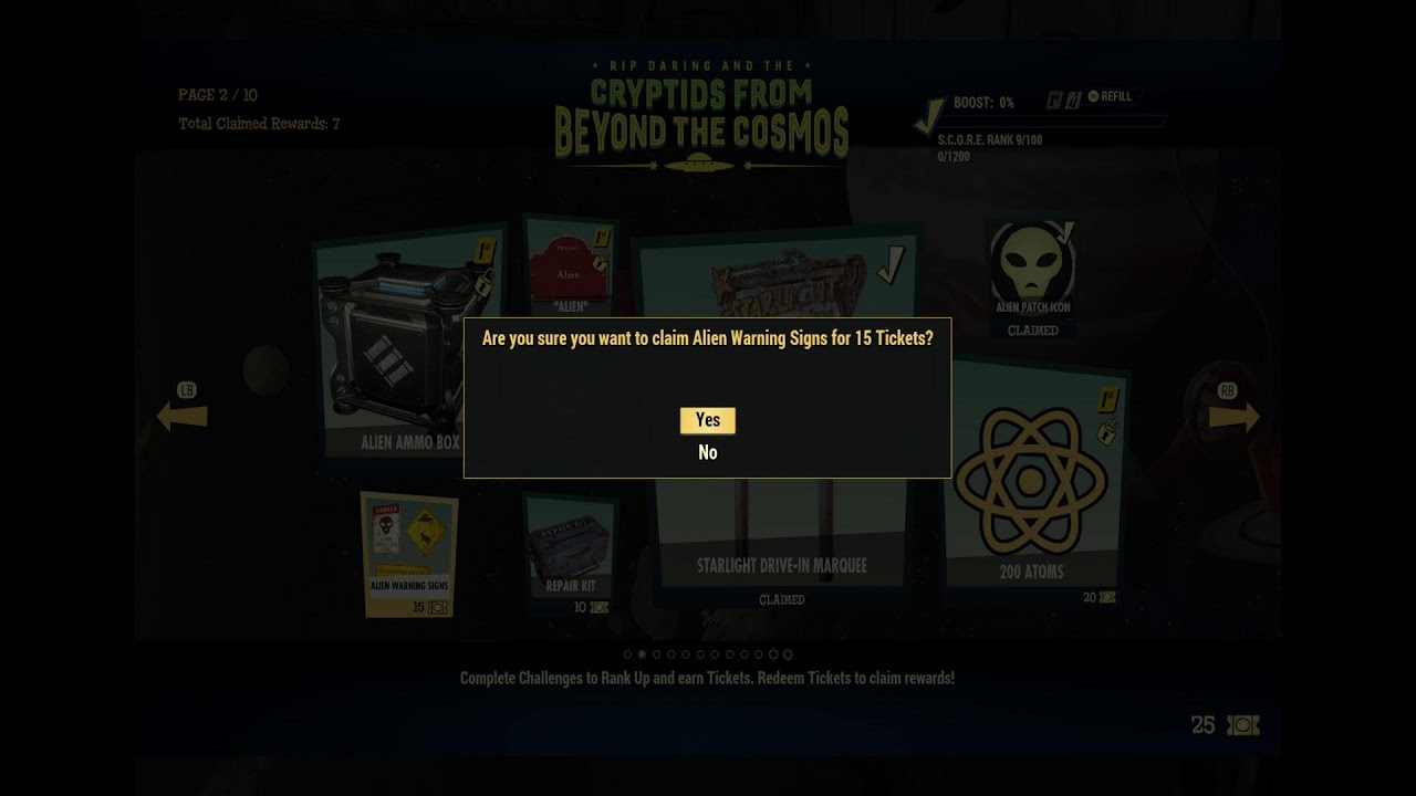 Fallout 76 PC Road to 500