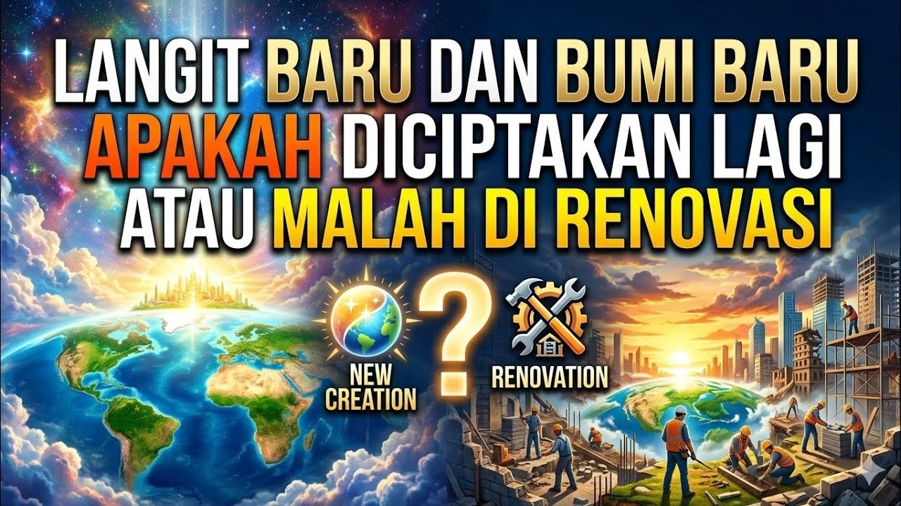 Langit Baru dan Bumi Baru apakah diciptakan lagi atau malah di Renovasi