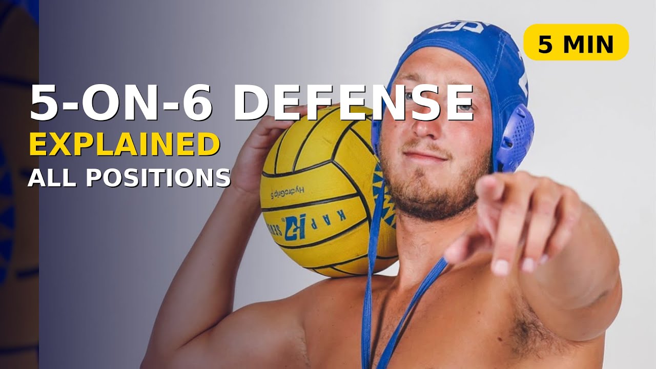 5-on-6 Defense in Water Polo EXPLAINED (All Positions in 5 Minutes)