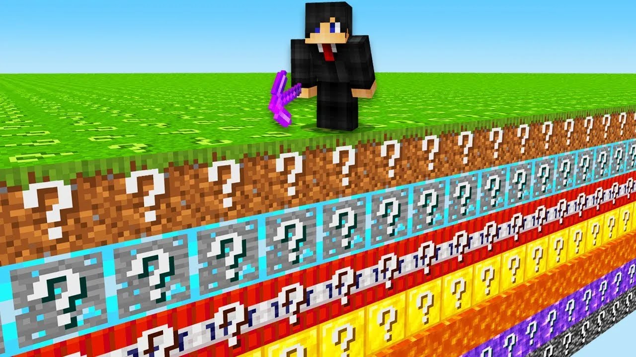 Minecraft, But With Too Many Lucky Blocks...
