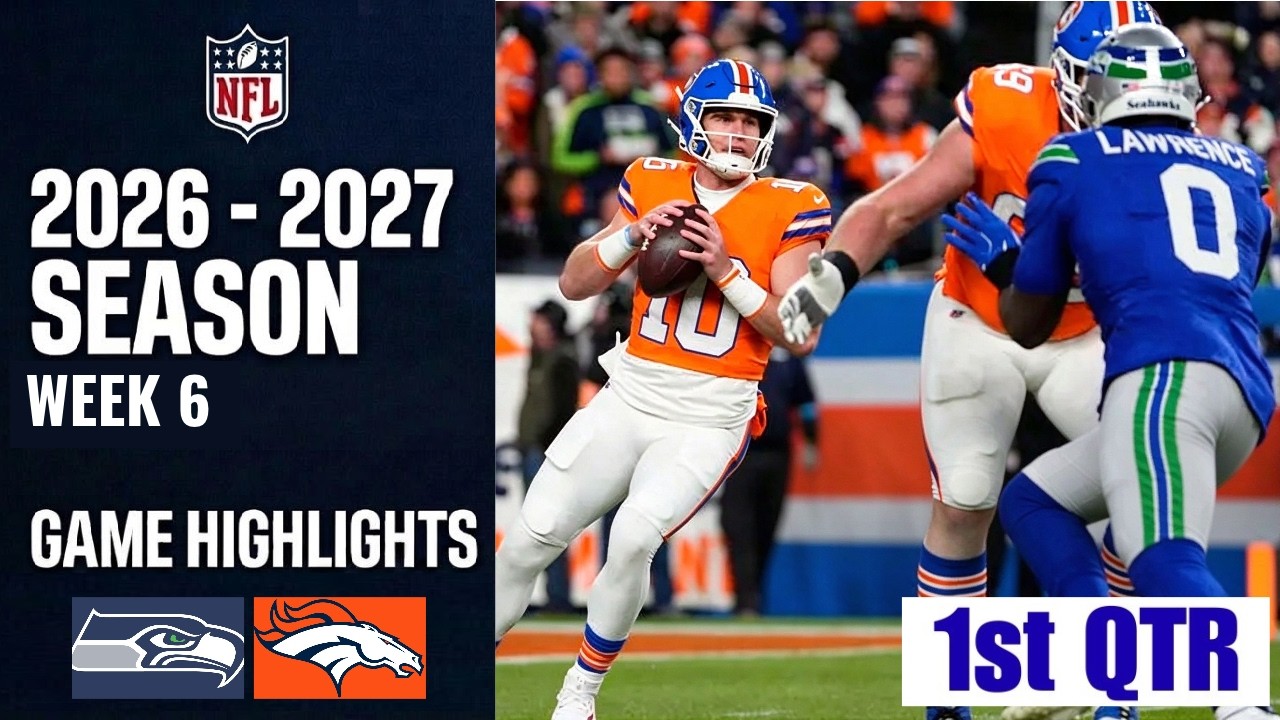 Seattle Seahawks против Denver Broncos TNF | Обзор матча, 1-я четверть | 6-я неделя NFL 2026