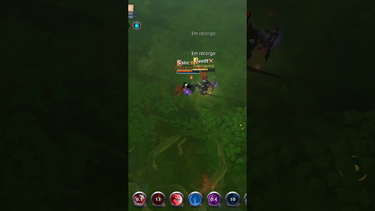 1v1 dessangrador vs machado de guerra static Dungeon #short #albion #albiononline