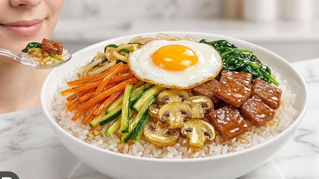 Making Korea’s Famous Crystal Bibimbap | ASMR Glass Cooking