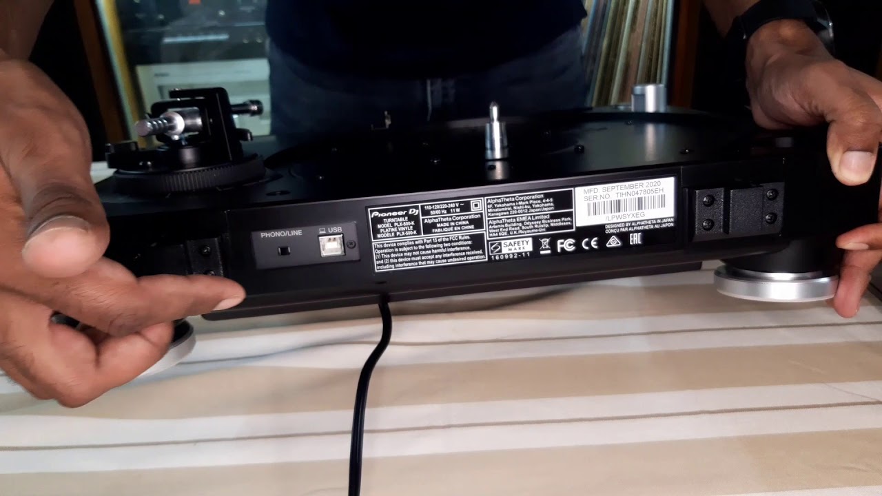Pioneer PLX 500 Turntable Unboxing Review