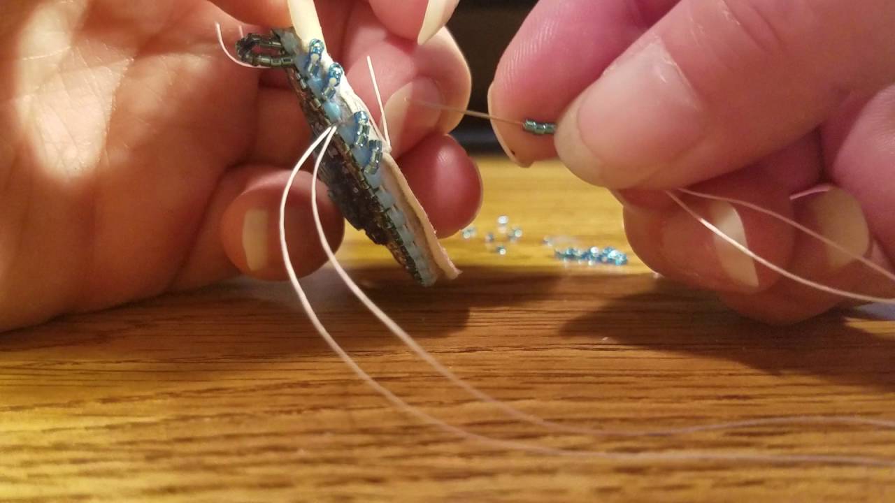 Edging on beaded project