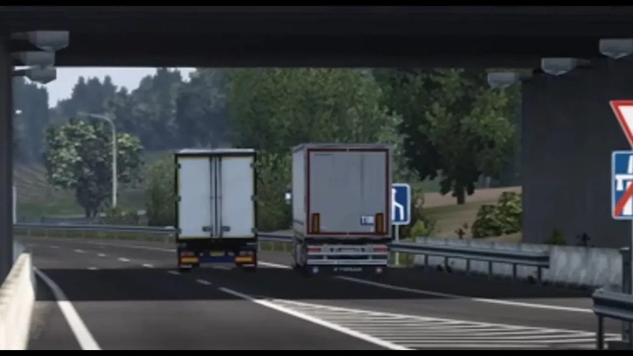 [#0691] MANIC Driver | A truck BLOCKS an shoulder-overtaking truck! | ETS2 TruckersMP