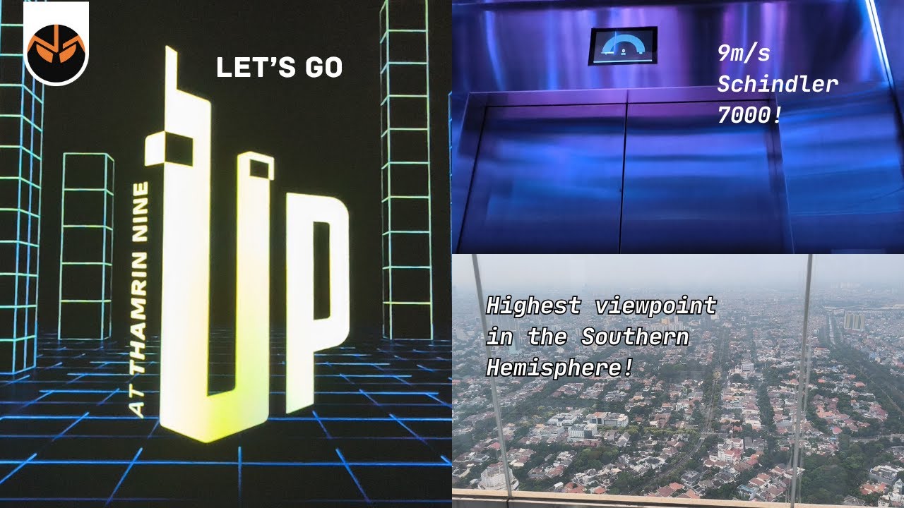 [9m/s] Jakarta: Let's go UP at Thamrin Nine! feat. Schindler 7000 and Mitsubishi Electric NEXIEZ-MRL