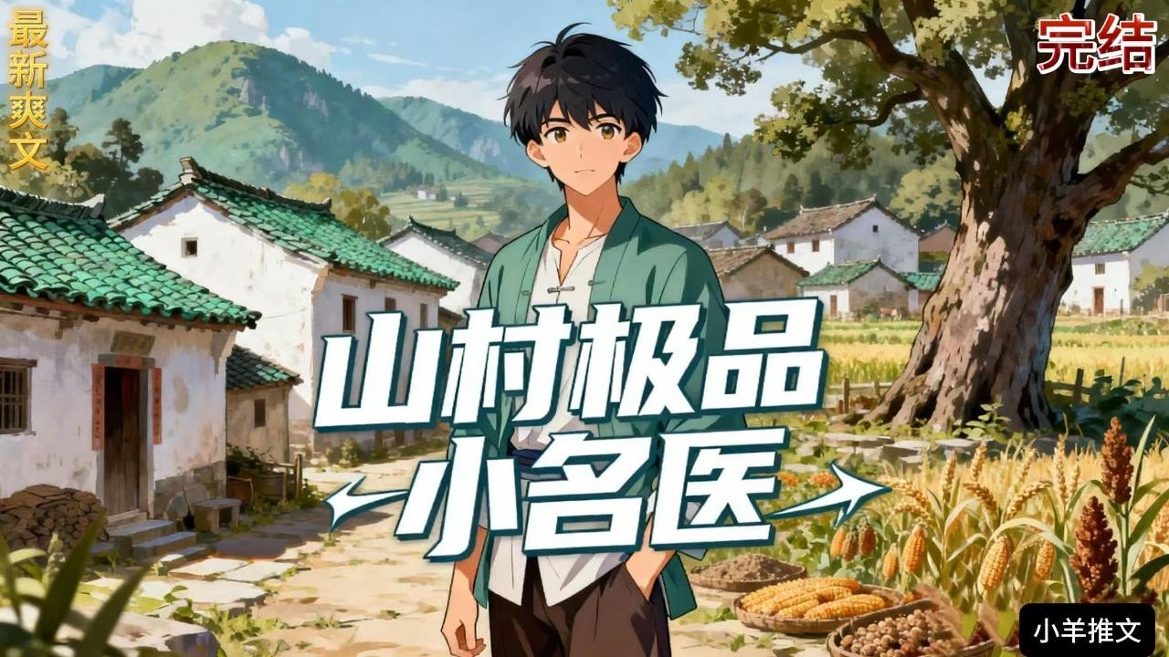 完结《山村极品小名医》村里的吴金莲长相貌比天仙，却经常遇到恶霸的欺负，大柱挺身而出，英雄救美，帮助吴金莲驱赶坏人，从此过上了幸福的生活......#小说  #推文  #重生 #爽文 #有聲
