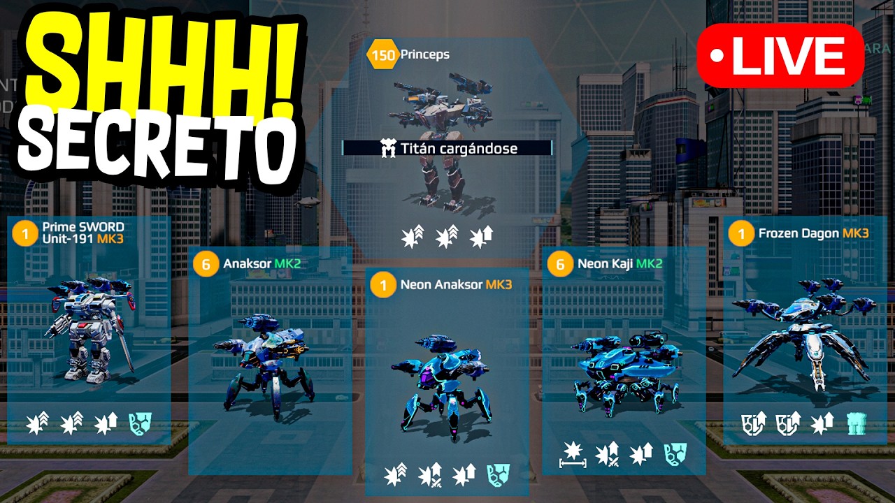 🔴 War Robots USANDO TODO ANTES DEL REBALANCE DE EMERGENCIA v11.8