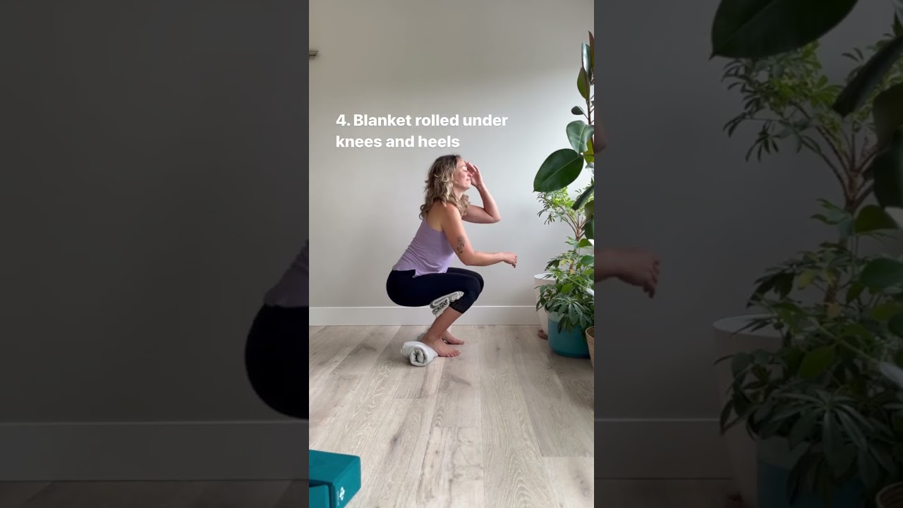 The best squat for your body #squat #hipmobility #yoga