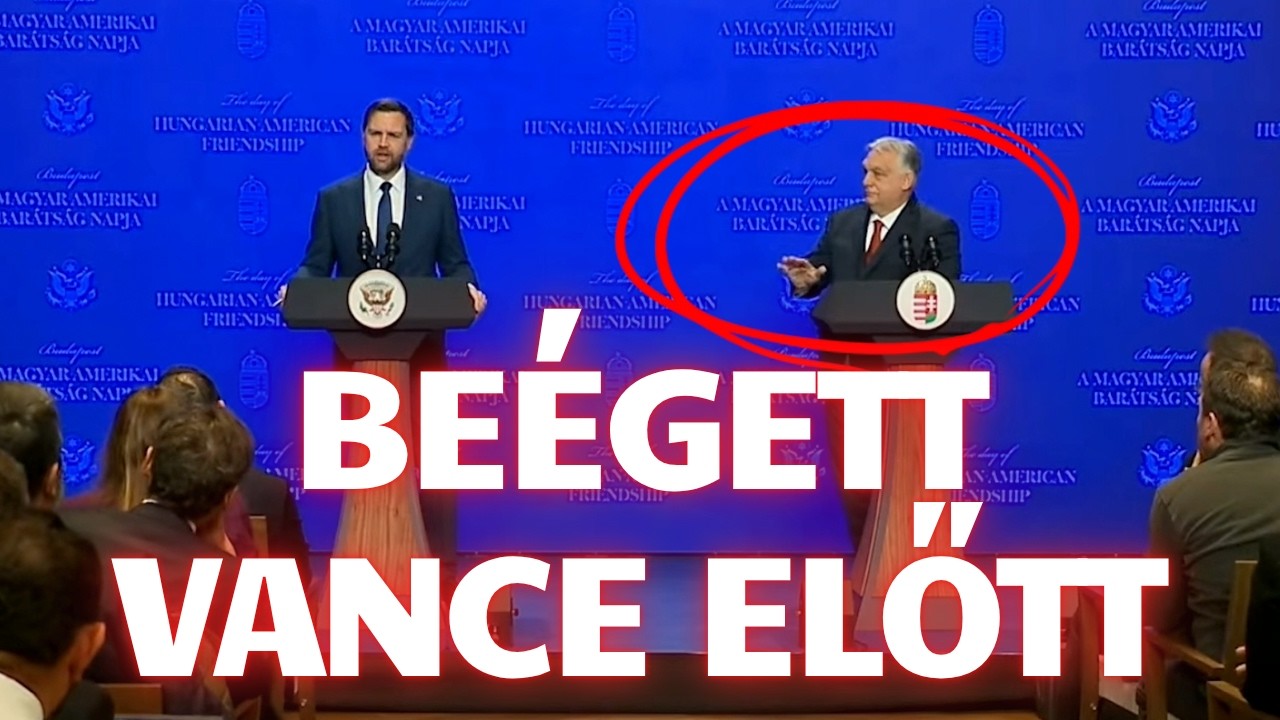 JD Vance egyetlen mozdulattal tette helyre a bedum&aacute;l&oacute; Orb&aacute;nt