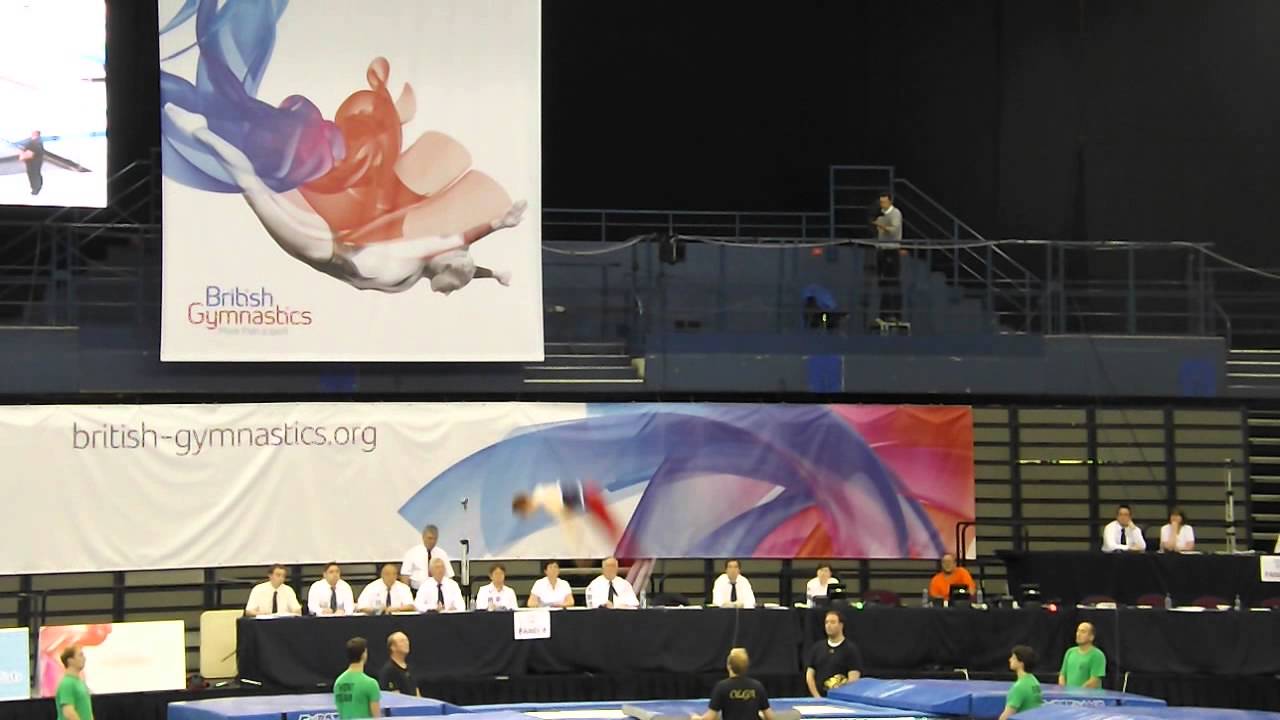 NATHAN BAILEY 2012 BRITISH TRAMPOLINE CHAMPIONSHIPS