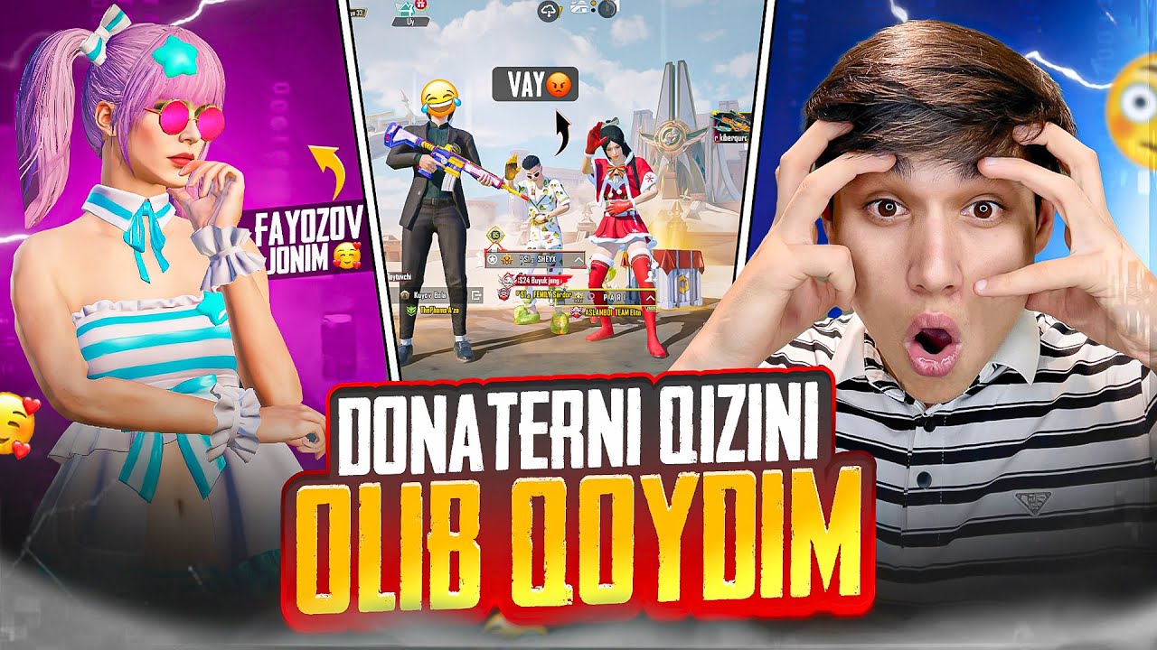 😳40K POPULAR BILAN QIZNI O'RAB QOYDIM😱 - FAYOZOV PUBGM PRANK 🥰