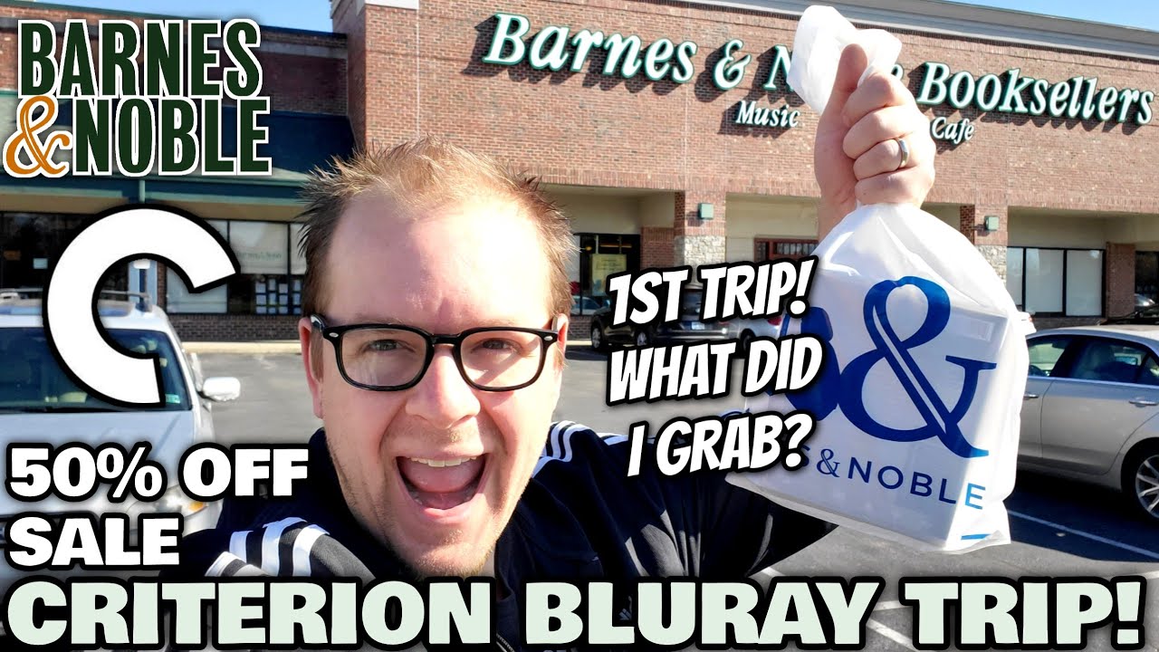 BARNES AND NOBLE BLURAY HUNT! | CRITERION 50% OFF 2022 NOVEMBER SALE!