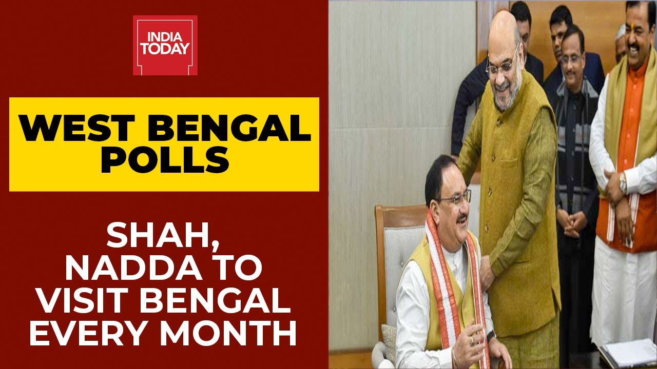 BJP Vs TMC In West Bengal Assembly Elections 2021: JP Nadda & Amit Shah To Visit Bengal Every Month