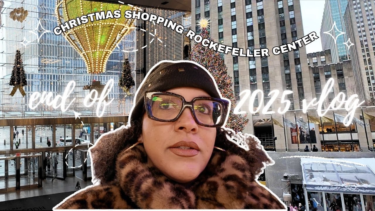 last few days of 2025 #vlog | cozy christmas, shopping, seeing the tree at Rockefeller Center