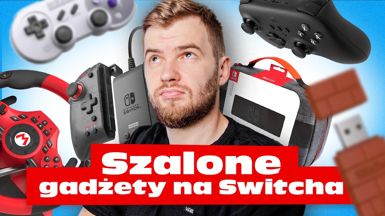 ODJECHANE GADŻETY DO NINTENDO SWITCH (schowaj sw&oacute;j portfel)