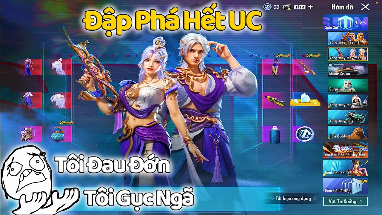 Sau Nghỉ Tết TuanHC Quay Lại Đập Phá UC với Skin QBZ Thiên Mệnh | PUBG Mobile