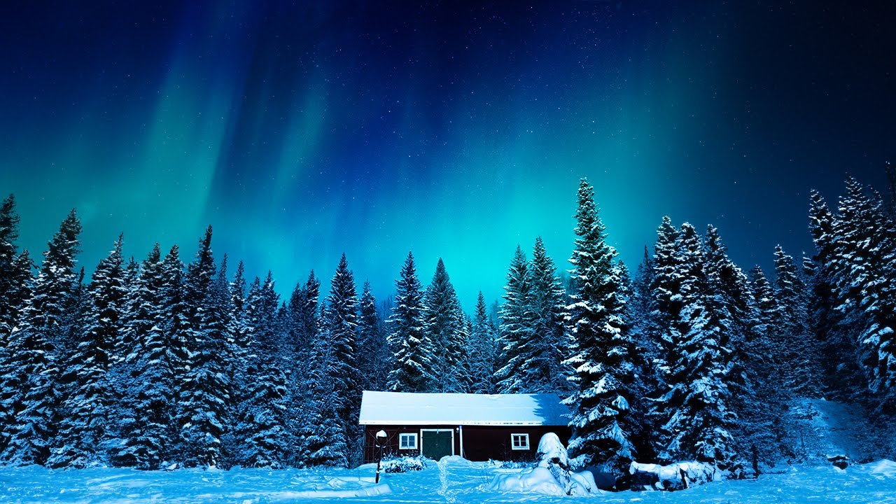 1 Hour Northern Lights in Real Time | Aurora Borealis | Meditation, Sleep, Relaxing Music