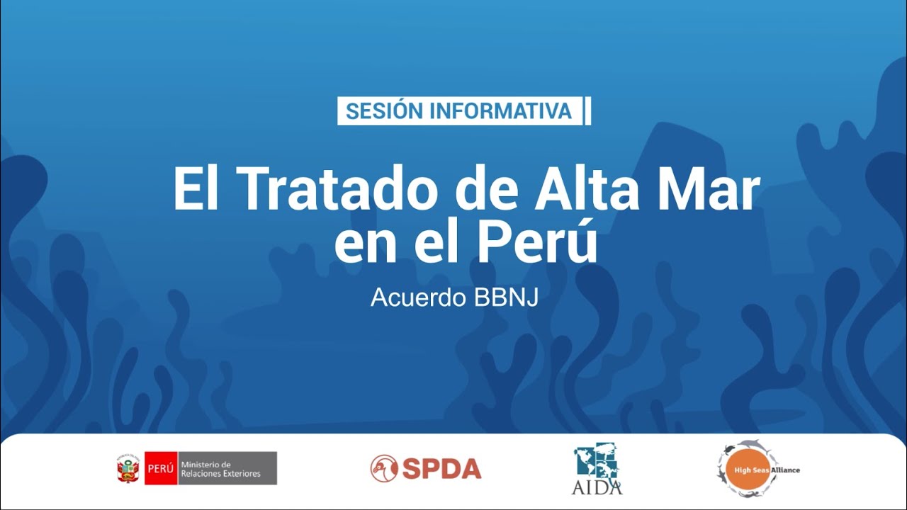 Sesión Informativa El Tratado de Alta Mar en el Perú